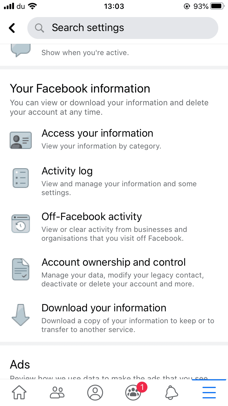 Facebook Offline Activity Tracking Feature